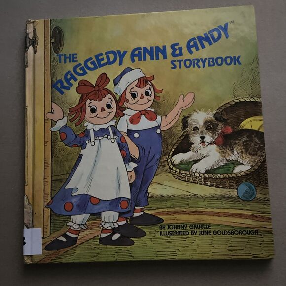 The Raggedy Ann and Andy Storybook Hard Cover 1980 Vintage - Picture 2 of 9